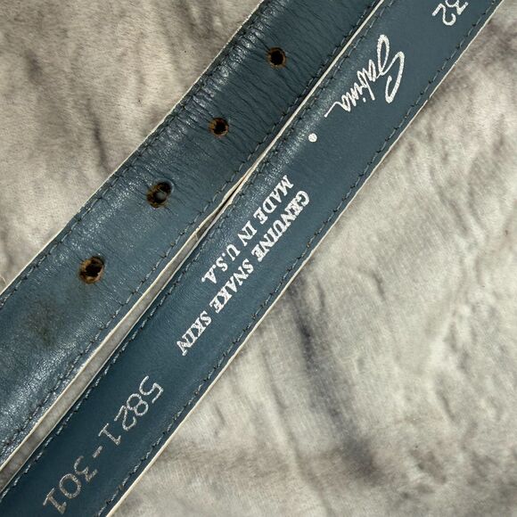 VTG Sabina Snakeskin Waist Belt Womens 32\